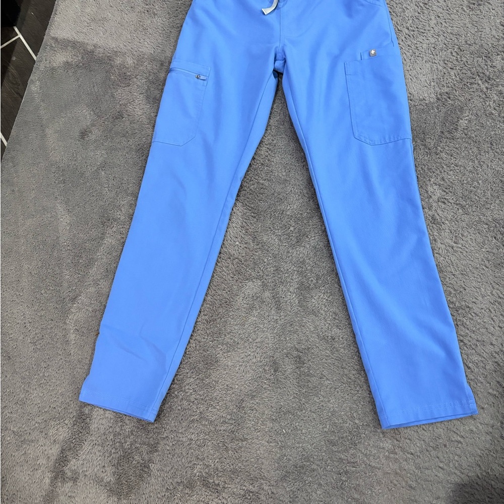 XS FIGS Ceil Blue Scrub Pants